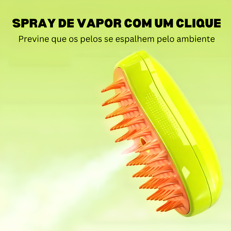 Escova Spray Elétrica Pet 3 em 1 - VaporMax™ - Dragon Descontos