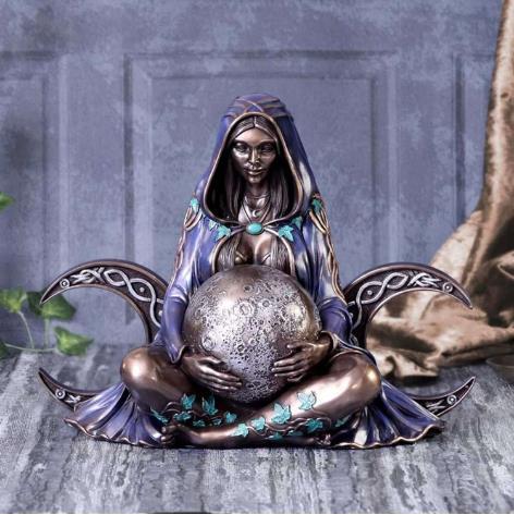 Estátua da Deusa Gaia Mãe-Terra Em Energia Lunar - Dragon Descontos